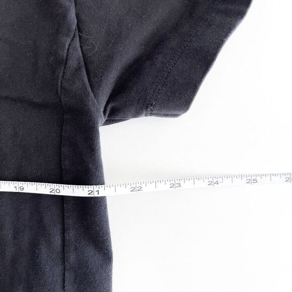 Roots Womens Cotton Crew Neck Short Sleeve Pockets T-Shirt Dress Black Large - Picture 6 of 8